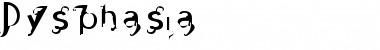 Download Dysphasia Medium Font Title Preview