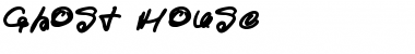 Download Ghost House Regular Font Title Preview
