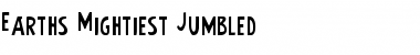 Download Earth's Mightiest Jumbled Font