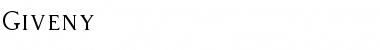 Download Giveny Free Regular Font Title Preview