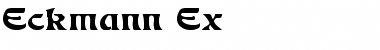 Download Eckmann Ex Font