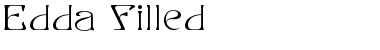 Download Edda Filled Font