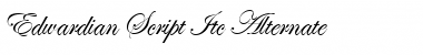 Download Edwardian Script Itc Alternate Regular Font