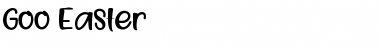 Download Goo Easter Regular Font Title Preview