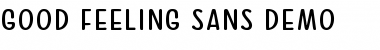 Download Good Feeling Sans Regular Font Title Preview