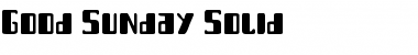Download Good Sunday Regular Font Title Preview