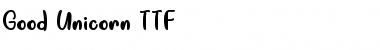 Download Good Unicorn Regular Font Title Preview
