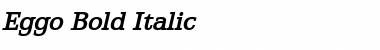 Download Eggo Bold Italic Font