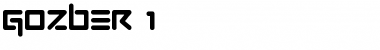 Download GOZBER GOZBER Font Title Preview