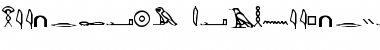 Download Hieroglyphics Normal Font