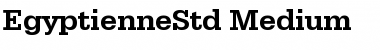 Download EgyptienneStd Medium Font Title Preview