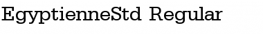 Download EgyptienneStd Regular Font Title Preview