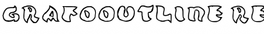 Download Grafooutline Regular Font Title Preview