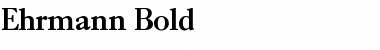 Download Ehrmann Bold Font Title Preview