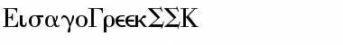 Download EisagoGreekSSK Regular Font Title Preview