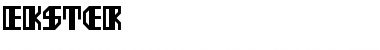 Download Ekster Regular Font Title Preview
