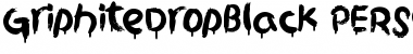 Download Griphite Drop Black PERSONAL Regular Font Title Preview