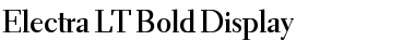 Download Electra LT Display Bold Font Title Preview