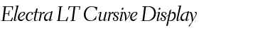 Download Electra LT Display Italic Font Title Preview