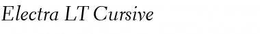 Download Electra LT Regular Italic Font Title Preview
