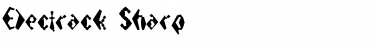 Download Electrack Sharp Font Title Preview