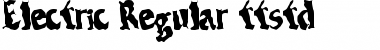 Download Electric Regular Font Title Preview