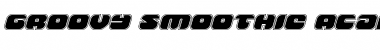 Download Groovy Smoothie Academy Italic Italic Font Title Preview