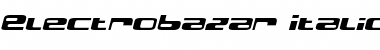 Download ElectroBazar Italic Font Title Preview
