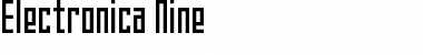 Download Electronica Nine Font Title Preview