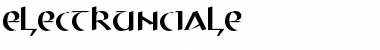 Download ElectrUnciale Regular Font Title Preview