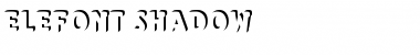 Download Elefont Shadow Regular Font Title Preview