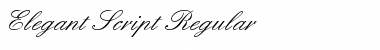 Download Elegant-Script Regular Font Title Preview