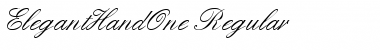 Download ElegantHandOne Regular Font Title Preview