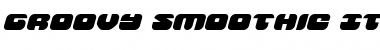 Download Groovy Smoothie Italic Italic Font Title Preview