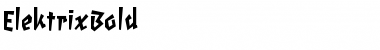 Download ElektrixBold Regular Font Title Preview