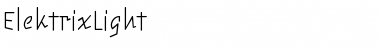 Download ElektrixLight Regular Font Title Preview