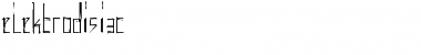 Download elektrodisiac Regular Font Title Preview