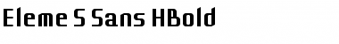 Download Eleme S Sans HBold Regular Font Title Preview