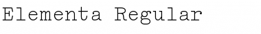 Download Elementa Medium Font Title Preview