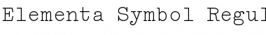Download Elementa Symbol Medium Font Title Preview