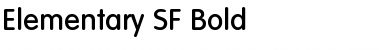 Download Elementary SF Bold Font Title Preview
