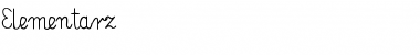Download Elementarz Regular Font Title Preview