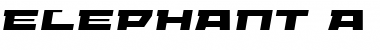 Download ELEPHANT A Oblique Font Title Preview