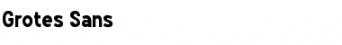 Download Grotes Sans DEMO Regular Font Title Preview