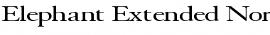 Download Elephant Extended Normal Font Title Preview