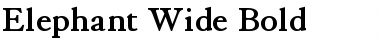 Download Elephant Wide Bold Font Title Preview