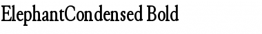 Download ElephantCondensed Bold Font Title Preview