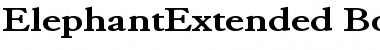 Download ElephantExtended Bold Font Title Preview