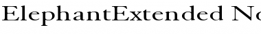 Download ElephantExtended Normal Font Title Preview