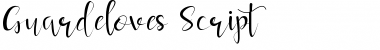 Download Guardeloves Regular Font Title Preview